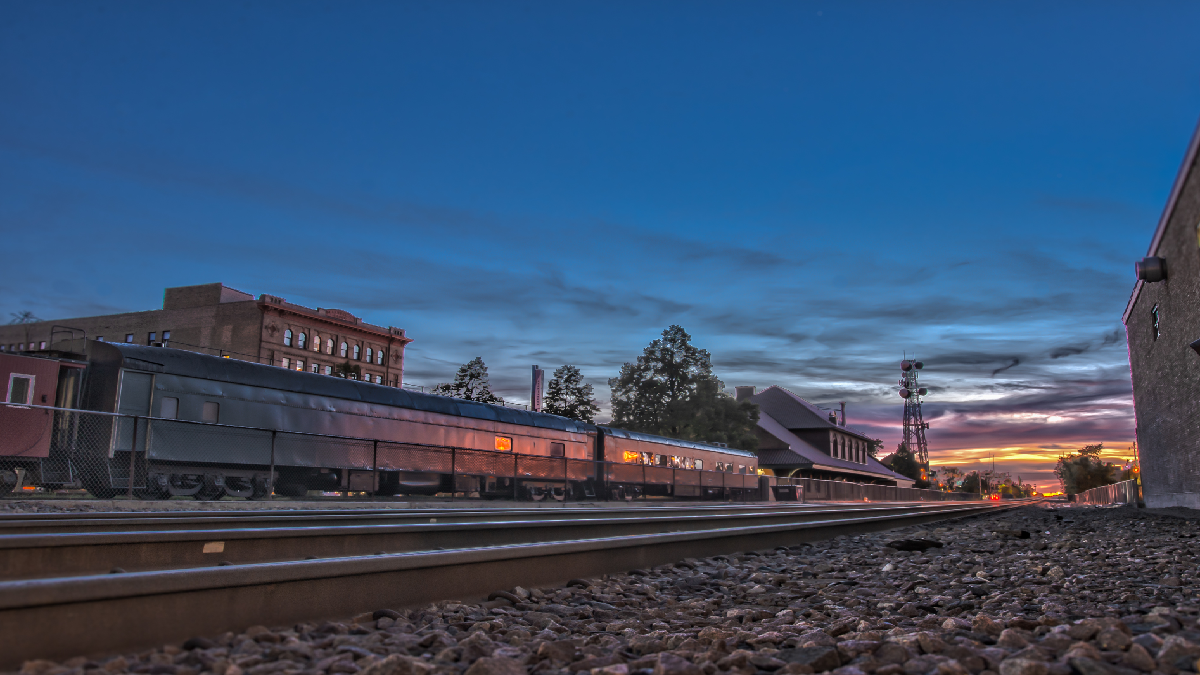 Train in north dakota