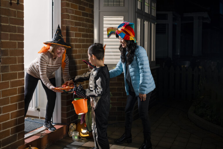 kids trick or treating