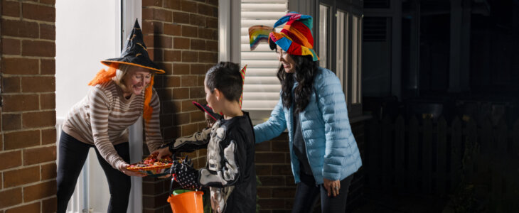kids trick or treating