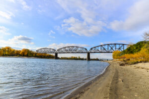 Missouri River High Bridge Riverfront