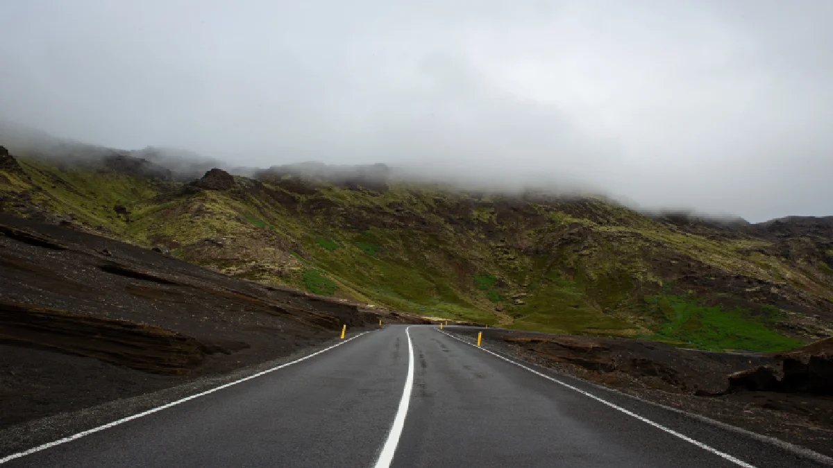 Empty highway road